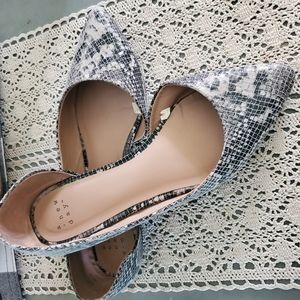 Flat pointed snake skin